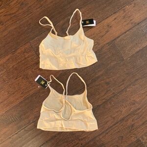 Wacoal Cream Strappy Bras (2) size 38